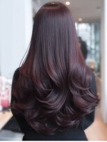 ダル 渋谷/表参道(DAL.)&nbsp;ダークグレイ大人顔周りレイヤー美髪ストレート矯正