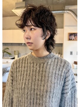 ハイジア(hygea) 20代30代☆ハイレイヤーウルフ☆ウルフパーマ☆ラフウェーブ