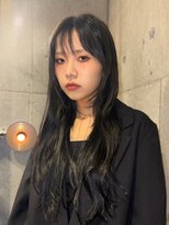 ネロ ヘアサロン 渋谷(NERO HAIR SALON) 【倉田真希】ロングレイヤー シースルーバング シールエクステ