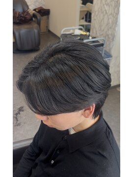 アンサ 長岡天神店(ANSA) ナチュラル束感マッシュショート