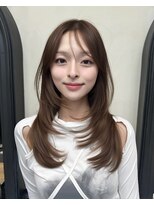 ミンクス 銀座店(MINX)&nbsp;髪質改善ケア×フェイスレイヤーカット/イメチェンヘアスタイル