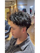 アヴァンス 天王寺店(AVANCE.) かきあげバング×強めニュアンスパーマ