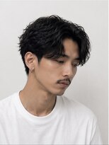 ロープ 日吉(lowp)&nbsp;フェザーパーマ　センターパート　ストウシンゴ