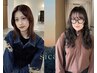 《ササダレナのパーマメニュー》カット＋ケアデジタルパーマ￥17500