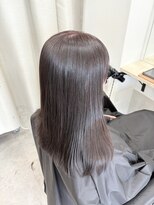 テーラヘアー 牛久店(TELA HAIR) くすみカシスピンクカラー