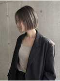 ワンホンレイヤー/ミルクティーブロンド/ダークブルー/立川