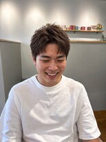 ハクア(HAKUA)&nbsp;自然な束感と動きのメンズショート×ナチュラルブラウン