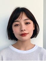 ロディーナ 大口 新子安(rodina) ハッシュカット/グレージュ/デザインカラー/大口新子安白楽鶴見