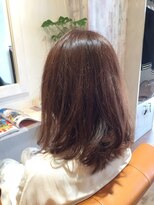 ヘアーズ ロッティー(Hair's Lotti) ミディアムパープルボブ