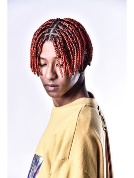 ゴーゴーヘアー(GOGO HAIR) ショートブレイズ エクステンション The Lil Yachty hairstyle