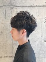 ル リヤン(Le lien)&nbsp;ショートパーマスタイル　メンズパーマ　ツーブロック風