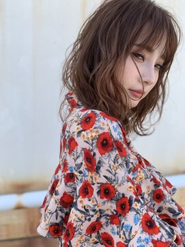 フロート 小阪店(float) シースルーバングで抜け感のある大人女性に向けたスタイル