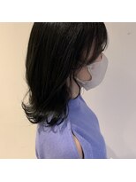 美容室 アイディー i-dee&nbsp;ブルーブラックカラー