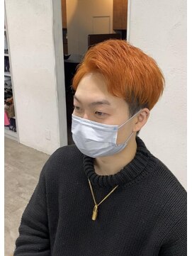 プライズ アイリス 池袋東口店(prize Iris) オレンジカラー/ブリーチ/メンズ/￥21560