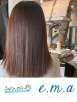 エマヘアデザイン(e.m.a Hair design) ブラウンカラー