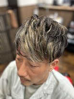 バーバー アオ(Barber AO)&nbsp;キムタク風/フロントハイライトインナーカラー