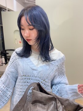 ユー(yew) navy blue + medium layer