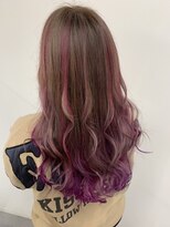 ウェーブ(WAVE)&nbsp;【可愛さ抜群】ピンクハイライト/ピンクグラデーション