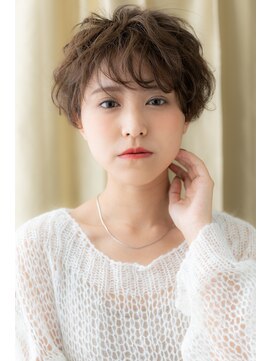 カバーヘア ブリス 川口(COVER HAIR bliss) ゆるふわマッシュパーマ刈り上げショート312Y川口20代30代40代!