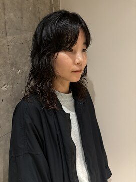 ハマモト ミディアムパーマ