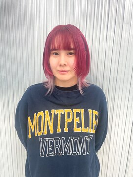 キバ(kva) ▽□□▽レッド×ホワイトパープルウルフ