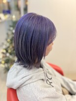 ヘアーリゾートラシックアールプラス(hair resort lachiq R+) ブリーチカラーVIOLET