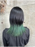 ウフルヘアとインナーカラー