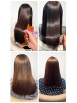 美容室フルール&nbsp;20代30代40代髪質改善カラーショコラアッシュ艶感