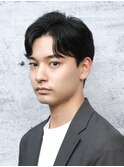 メンズナチュラルセンターパート