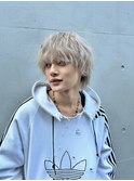 ミディアムウルフ×ホワイトミルクティー