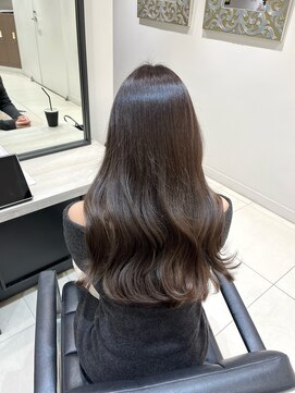 ユーフォリア 銀座本店(Euphoria) 【アッシュブラウン】ブリーチなし 似合わせ 透明感