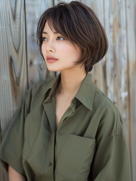 アルトリスト(Altruist Aging×HAIR&SPA) ☆オリーブグレーココアベージュ小顔クラゲヘアー/黒髪/髪質改善