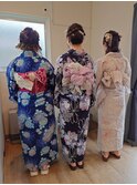 【浴衣・着付】可愛い浴衣姿♪ 成人式/卒業式/訪問着冠婚葬祭