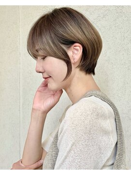 ガーデン ミサト 三郷中央(garden misato) 30代40代50代に似合う◎丸みショート/襟足すっきり前髪あり