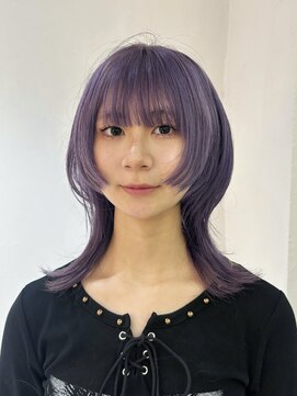 ロンドエニカ 大宮(Lond enika) 黒髪ボブルフネビージュ小顔ワンレンスペインカール