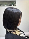 切りっぱなしボブ