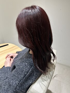 コト 福井大和田店(coto) 福井大和田 ボルドーカラー ワインレッド春カラーピンクパープル