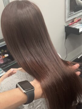 バレ(BALE) ピンクブラウン/髪質改善/艶髪/艶々/暖色/春カラー/滋賀美容室