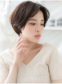 かきあげバングヘルシースタイル丸みショートc6上尾20代30代40代