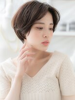 モッズヘア 上尾西口店(mod's hair)&nbsp;かきあげバングヘルシースタイル丸みショートc6上尾20代30代40代
