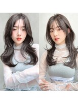 アメリ 新宿(Ameri) 韓国くびれ巻き×オリーブブラウン