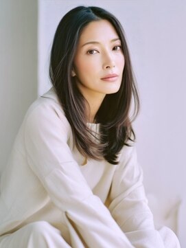 アルトリスト(Altruist Aging×HAIR&SPA) ★ダークアッシュ大人ガーリーボブ着物ミディアムレイヤーカット