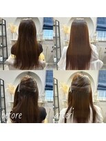 モンヘアー(mont hair)&nbsp;髪質改善トリートメント、縮毛矯正で艶髪へ