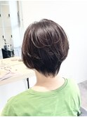 ひし形ショート/大人ショート/レイヤーカット/前下がりショート