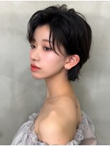 ロンドプロフィール 浦和(Lond profil)&nbsp;大人可愛い20代30代40代黒髪前下がりショートボブ丸みショート◎