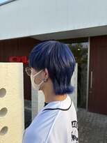 ヘアー ラヴワン 大泉(hair love One)&nbsp;ウルフ×ブルーカラー