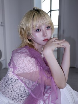 アマトウキョウ アユンチェ(AMA TOKYO×AYUNCHE) ハイトーンブロンドウルフレイヤー