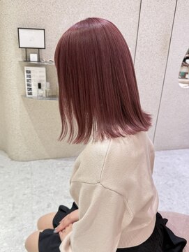 ピンクカラー/ブリーチカラー