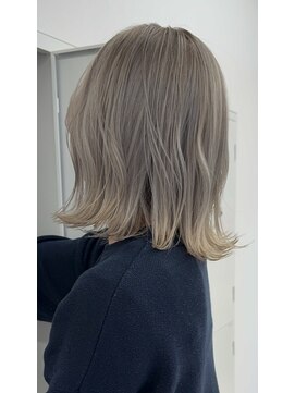 エルヘアメゾン(el. hair maison) 外ハネボブ☆ハイトーンボブ/似合わせカラー