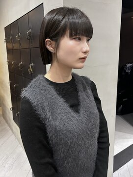 ヘアー アイス ルーチェ(HAIR ICI LUCE) ミニボブ/ボブ/切りっぱなしボブ/ワイドバング/太田